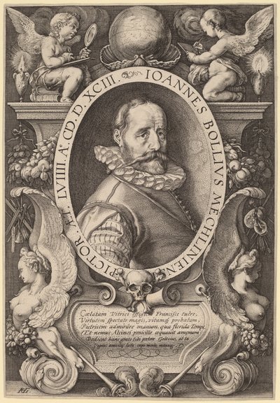 Hans Bol by Hendrik Goltzius