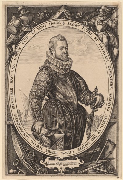 Jacques de la Faille by Hendrik Goltzius