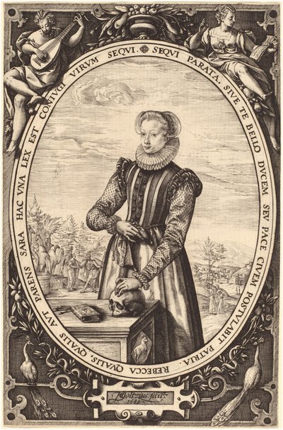 Josina Hamels by Hendrik Goltzius