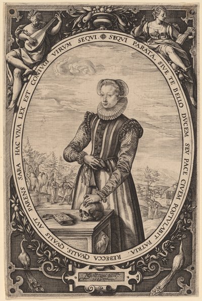 Josina Hamels by Hendrik Goltzius