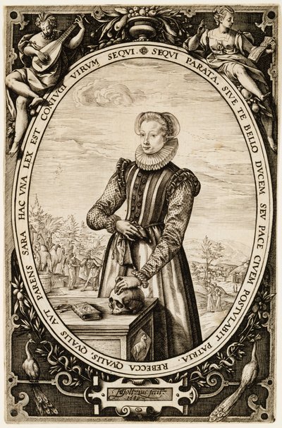 Josina Hamels, 1589 by Hendrik Goltzius