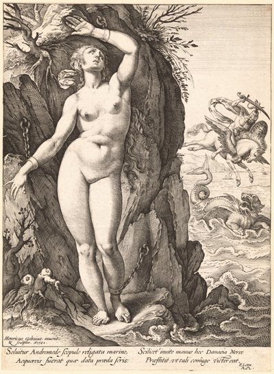 Perseus Freeing Andromeda by Hendrik Goltzius