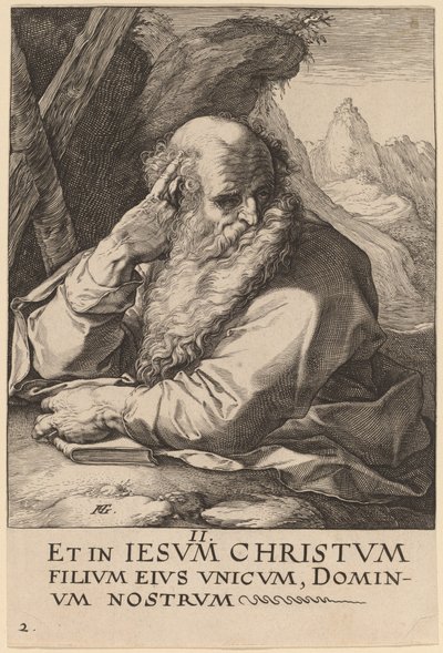 Saint Andrew by Hendrik Goltzius