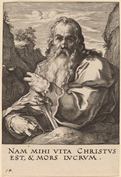 Saint Paul by Hendrik Goltzius