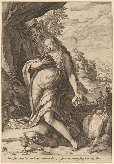 St. Mary Magdalen Penitent by Hendrik Goltzius