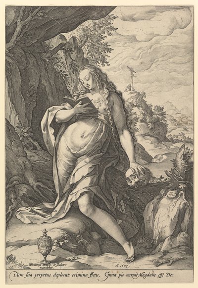 St. Mary Magdalen Penitent by Hendrik Goltzius