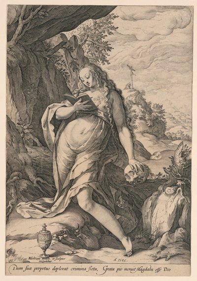 St. Mary Magdalene Penitent by Hendrik Goltzius