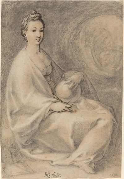 Urania by Hendrik Goltzius