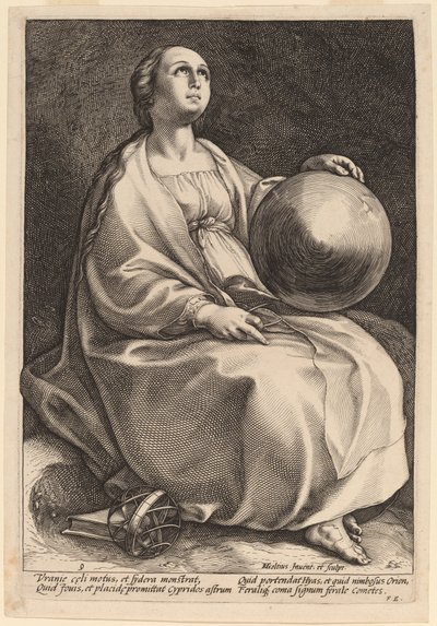 Urania by Hendrik Goltzius