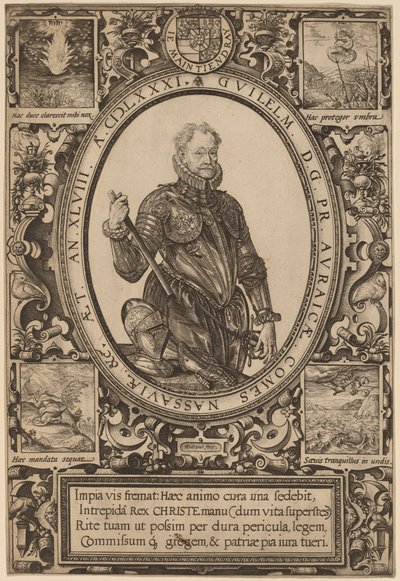 William, Count of Nassau, Prince of Orange by Hendrik Goltzius