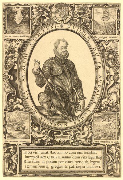 William, Count of Nassau, Prince of Orange by Hendrik Goltzius