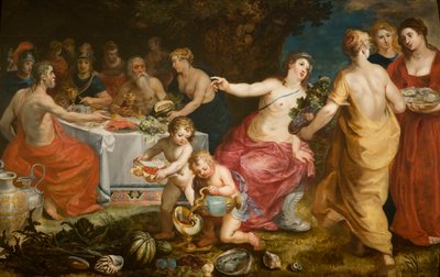 The Feast of Achelous, 1610-1615 by Hendrik I Balen van
