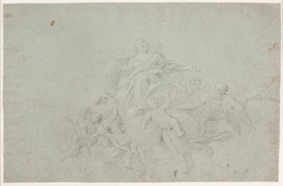 The Assumption of Mary. Composition Sketch by Hendrik Krock