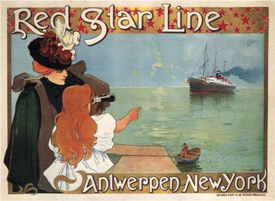 Red Star Line by Henri Cassiers