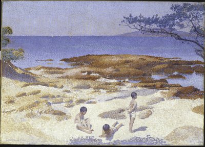 Beach at Cabasson by Henri Edmond Cross