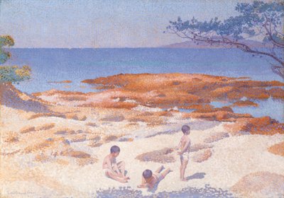 Beach at Cabasson Baigne-Cul by Henri Edmond Cross