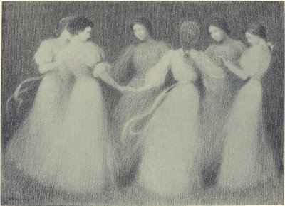 The Round Dance by Henri Eugene Le Sidaner