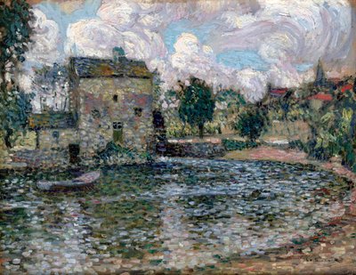 The Mill, Montreuil-Bellay by Henri Eugene Le Sidaner