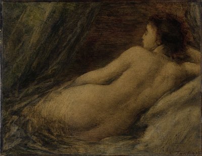 Reclining Nude by Ignace Henri Jean Fantin Latour