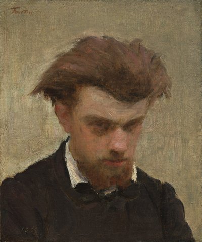 Self-Portrait, 1861 by Ignace Henri Jean Fantin Latour