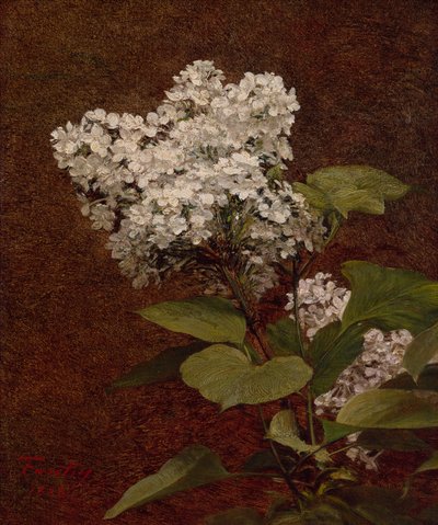 White Lilacs by Ignace Henri Jean Fantin Latour