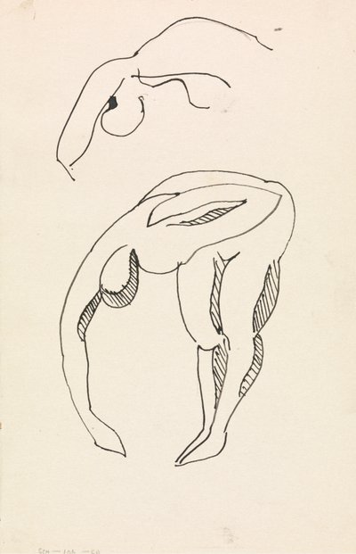 Bowing Figure by Henri Gaudier Brzeska