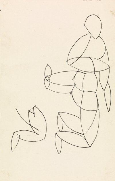 Figure Study by Henri Gaudier Brzeska