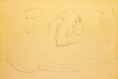 Three Monkeys by Henri Gaudier Brzeska