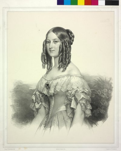 Princess Victoria of Saxe-Coburg-Gotha by Henri Grevedon