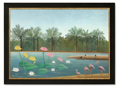 Flamingos by Henri J.F. (1844 1910) Rousseau