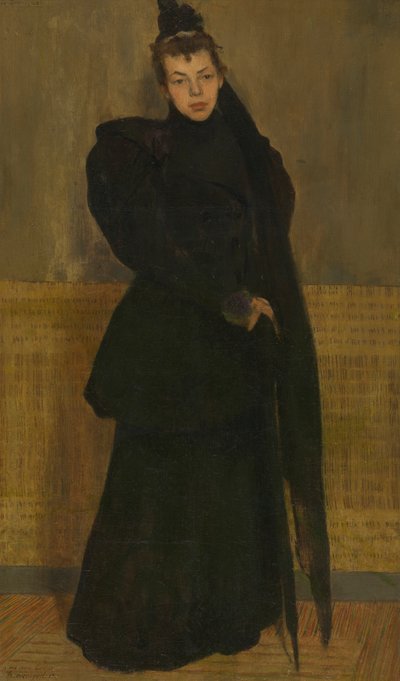 Louise in Mourning by Henri Jacques Edouard Evenepoel