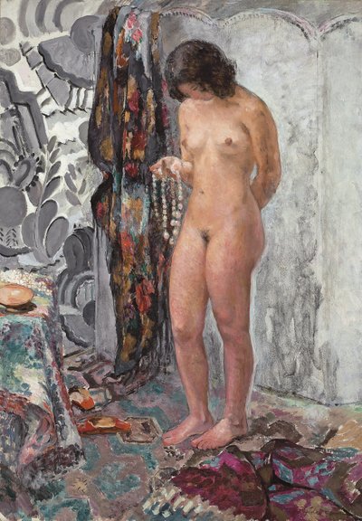 Standing Nude with a Necklace, c.1923 by Henri Lebasque