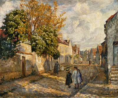 Street Scene, Lagny by Henri Lebasque