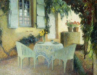 Terrace of the Manor at Marquayrol by Henri Martin