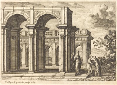 Meeting of Mary and Elizabeth by Henri Mauperche