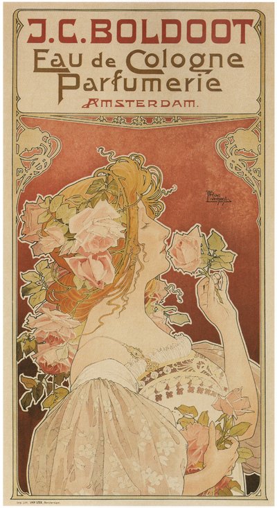 Eau de Cologne Perfumerie, 1899 by Henri Henri Antoine Théodore Livemont