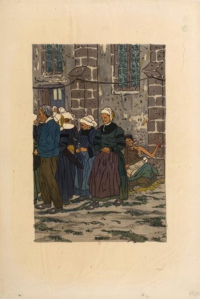 The Pardon of Sainte-Anne-la-Palud by Henri Rivière