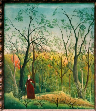 The Walk in the Forest by Henri Rousseau