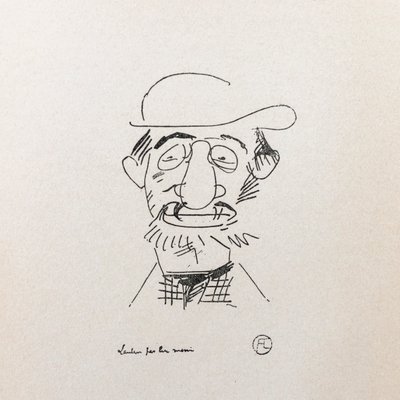 Henri Toulouse-Lautrec. Self portrait. by Henri de Toulouse Lautrec