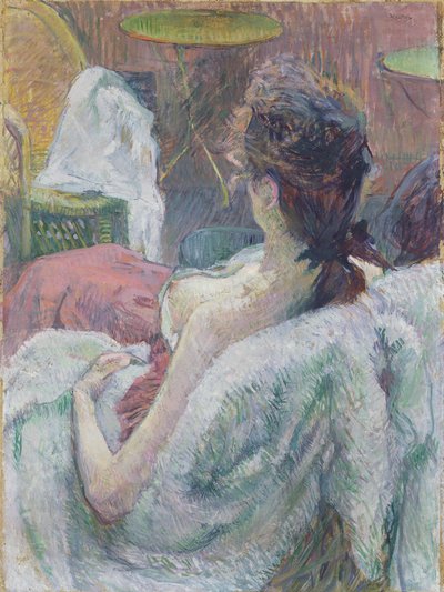 The Model Resting by Henri de Toulouse Lautrec