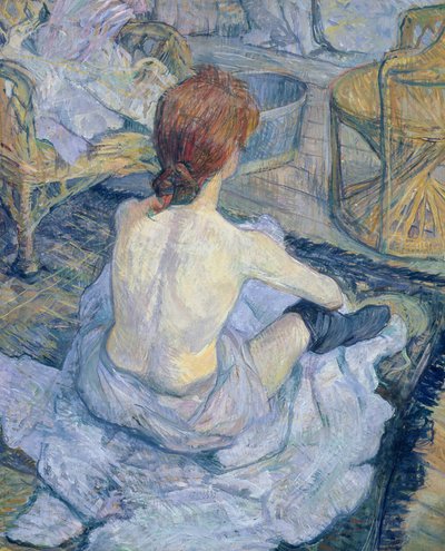 Woman at her Toilet by Henri de Toulouse Lautrec