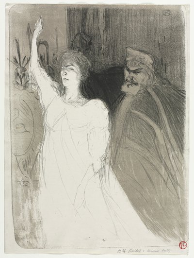 A Princely Idyl, Clara Ward by Henri de Toulouse Lautrec