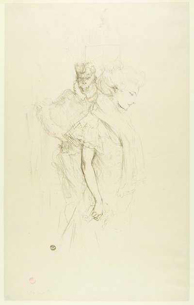 Blanche and Noire by Henri de Toulouse Lautrec