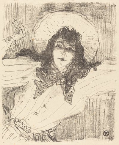 Eva Lavallière by Henri de Toulouse Lautrec