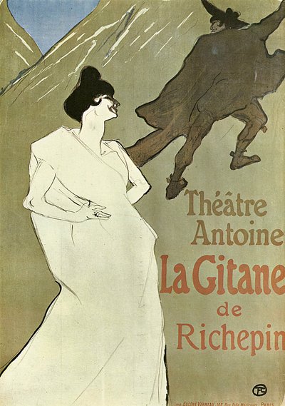 La Gitane by Henri de Toulouse Lautrec