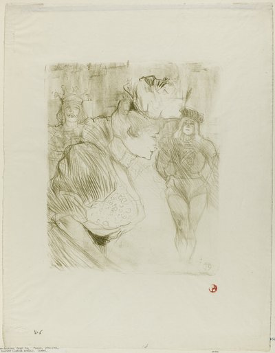 Lender Taking a Bow by Henri de Toulouse Lautrec