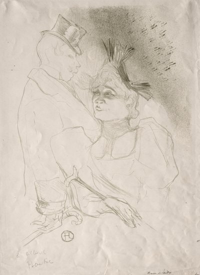 Lender and Baron by Henri de Toulouse Lautrec