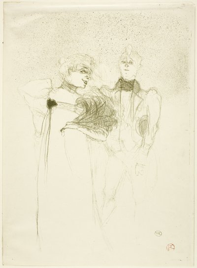 Mademoiselle Lender, in Madam Satan by Henri de Toulouse Lautrec