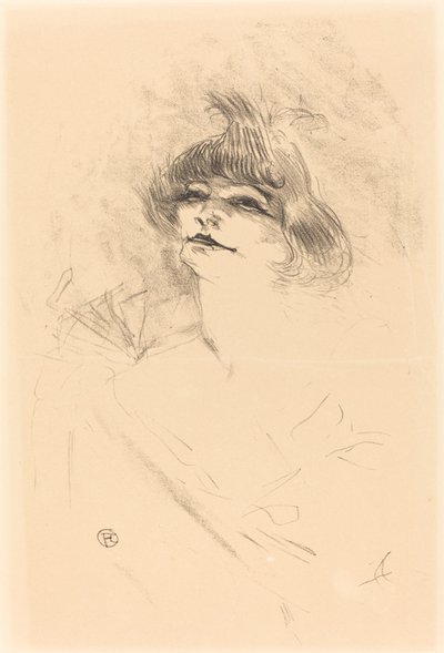 Polaire, 1897 by Henri de Toulouse Lautrec