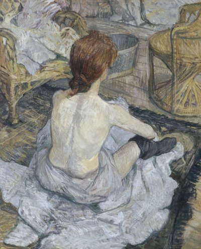 Rousse La Toilette by Henri de Toulouse Lautrec